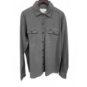 NEW OLD RANCH men's sprague long sleeve shirt in grey